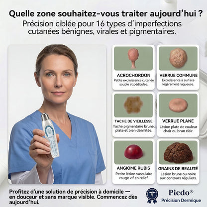Boutique officielle de la marque |✅🍁𝐏i𝐜𝐝o® 7 Jours Effaceur de taches et d’excroissances cutanées(Zéro douleur, zéro cicatrice – Roller)