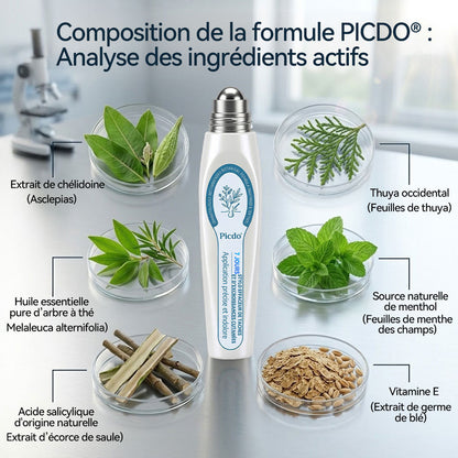 Boutique officielle de la marque |✅🚀𝐏i𝐜𝐝o® 7 Jours Effaceur de taches et d’excroissances cutanées(Zéro douleur, zéro cicatrice – Roller)