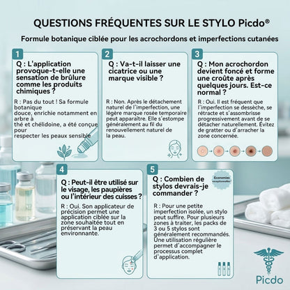 Boutique officielle de la marque |✅🎉𝐏i𝐜𝐝o® 7 Jours Effaceur de taches et d’excroissances cutanées(Zéro douleur, zéro cicatrice – Roller)