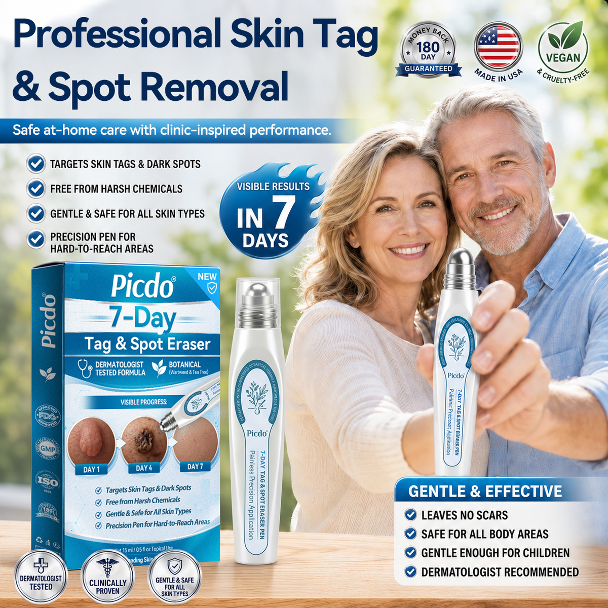 𝐏i𝐜𝐝o® 7-𝐷𝑎𝑦 𝗧𝐚𝐠 & 𝗦𝗽𝐨𝐭 𝐄𝐫𝒂𝒔𝒆𝒓(Zero Pain, Zero 𝐒𝐜𝐚𝒓𝒔 Rollerball)✅🚀